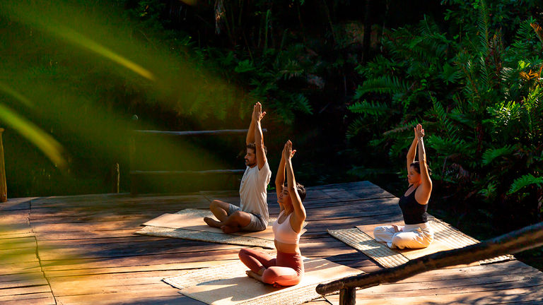 Paradisus by Melia offers a cenote visit complete with a meditation and yoga class.